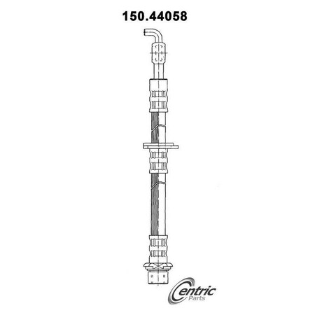 Centric Parts Brake Hose, 150.44058 150.44058